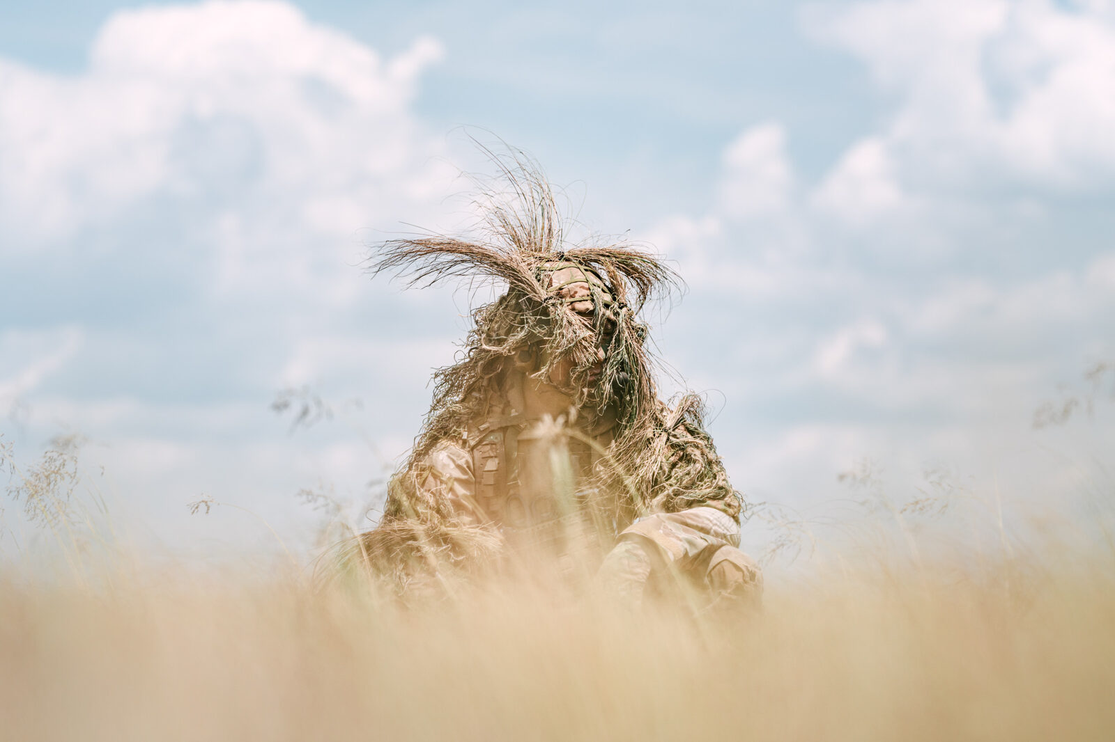 Sniper Training — Ghillie — photography by Media Kanon